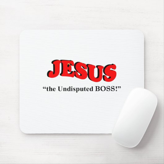 Jezus, de onbetwiste baas muismat (Met muis)