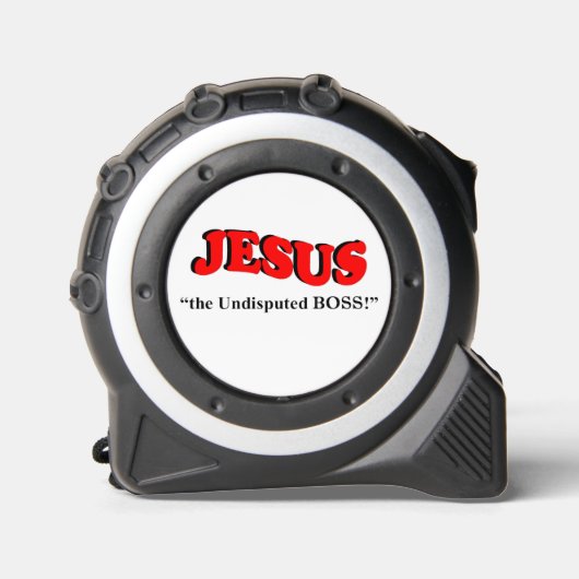 Jezus, de onbetwiste baas! rolmaat (Voorkant)