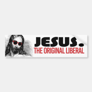 Jezus - de oorspronkelijke liberale Humor - png Bumpersticker