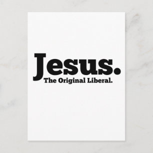 Jezus.  De originele liberaal Briefkaart
