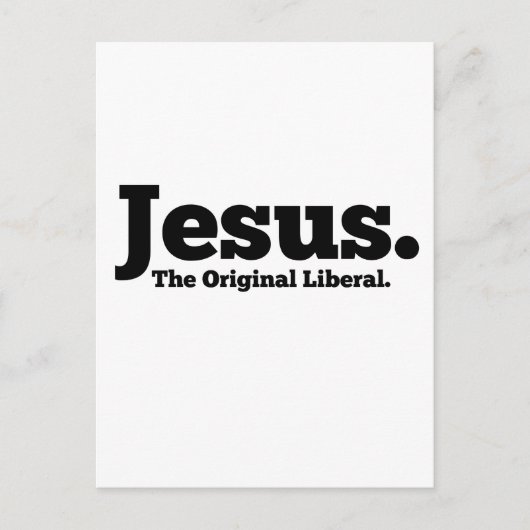 Jezus. De originele liberaal Briefkaart (Voorkant)