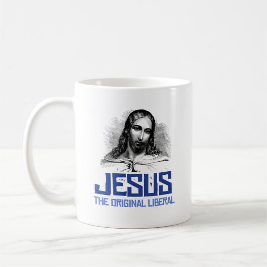 Jezus - de originele liberaal koffiemok (Links)