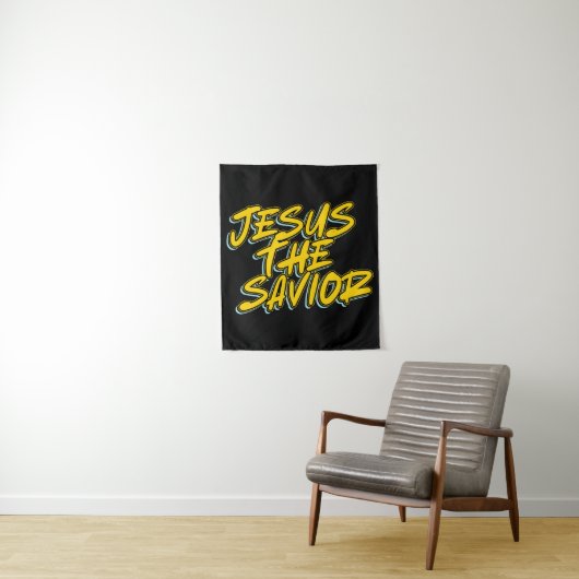 JEZUS DE REDDER WANDKLEED (In situ)