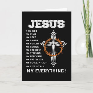 Jezus De Rede Van Het Seizoen Christelijk Kerstfee Kaart