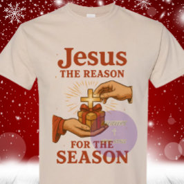 Jezus, de reden van het seizoen - Kerstmis T-shirt