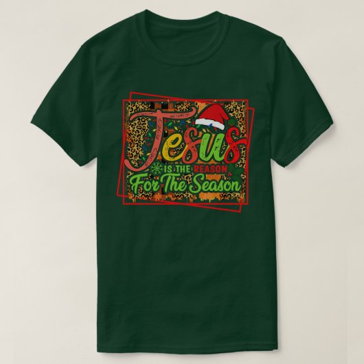 Jezus De reden voor het seizoen (8) T-shirt (Design voorkant)