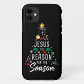 Jezus de reden voor het seizoen - Kerstgeloof Case-Mate iPhone Case (Achterkant)