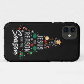 Jezus de reden voor het seizoen - Kerstgeloof Case-Mate iPhone Case (Achterkant (horizontaal))