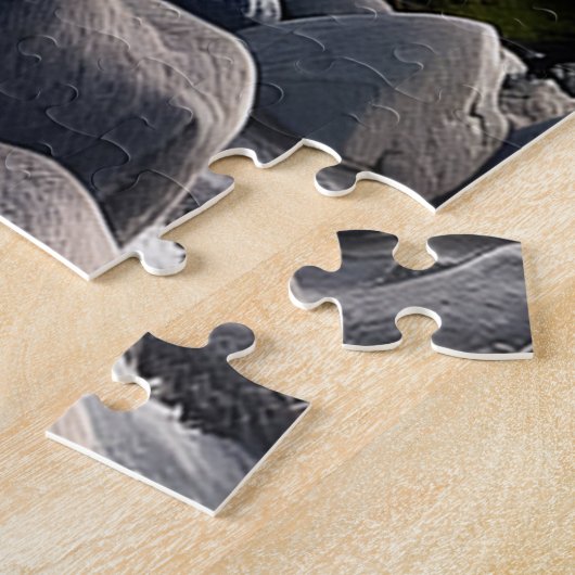 Jezus de rots van de eeuwen legpuzzel (Zijkant)