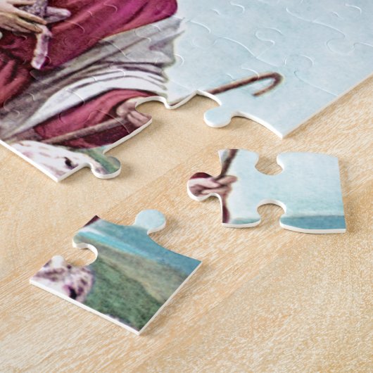 Jezus, de saaie puzzel legpuzzel (Zijkant)