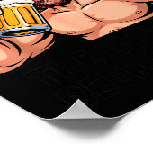Jezus De Ultieme Bier Chugger _ Grappige Christeli Poster (Hoek)