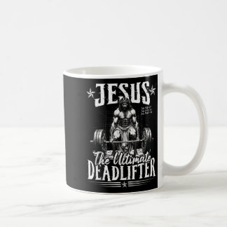 Jezus de ultieme deadlifter Jezus deadlifting Ch Koffiemok