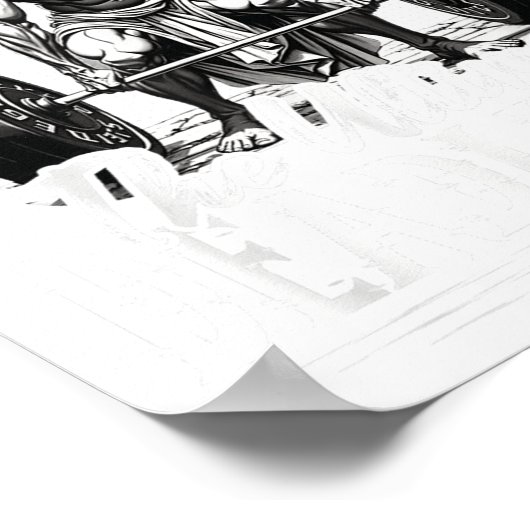 Jezus de ultieme deadlifter Jezus deadlifting Ch Poster (Hoek)