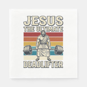 Jezus De Ultieme Deltraverser Vintage Vector Ontwe Servet