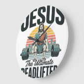 Jezus De Ultieme Dode Lifter Vintage Grote Klok (Hoek)