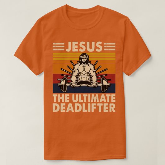 Jezus de ultieme dodenlifter t-shirt (Design voorkant)
