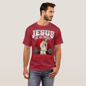 Jezus de ultieme dodenlifter t-shirt (Voorkant volledig)