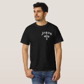 Jezus De Ultieme Gewichtheffer T-shirt (Voorkant volledig)