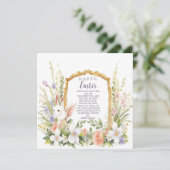 Jezus de Verrijzenis en het Leven Pasen Feestdagenkaart (Staand voorkant)