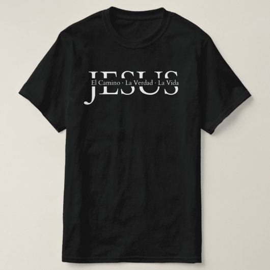 Jezus - De waarheid, het leven, de weg T-shirt (Sp (Design voorkant)