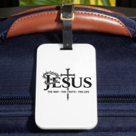 Jezus de weg, de waarheid en het leven! bagagelabel