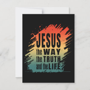 Jezus de weg de waarheid en het leven briefkaart