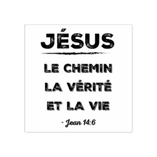 Jezus: de weg, de waarheid en het leven rubberstempel