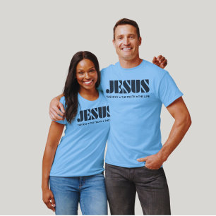 Jezus - De Weg, de Waarheid en het Leven, T-shirt