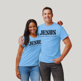 Jezus - De Weg, de Waarheid en het Leven, T-shirt