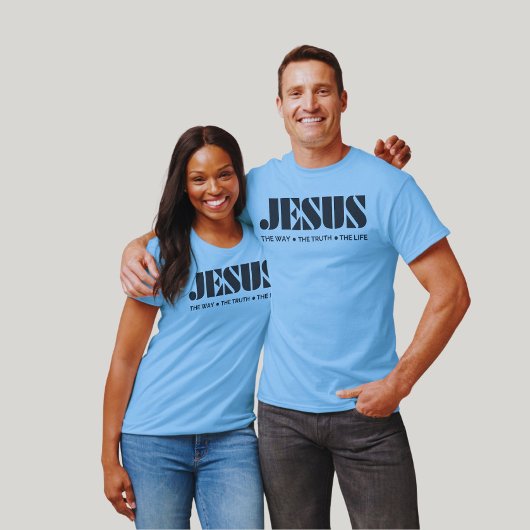 Jezus - De Weg, de Waarheid en het Leven, T-shirt