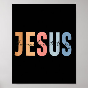 Jezus De Weg De Waarheid Het Leven Bijbelvers Poster