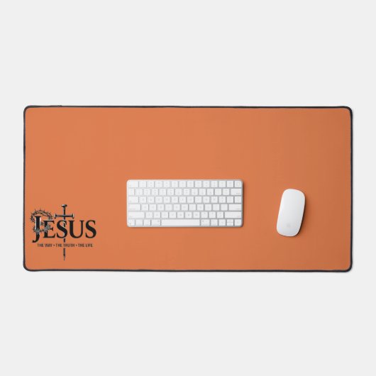 Jezus de weg, de waarheid, het leven! bureaumat (Keyboard & Muis)