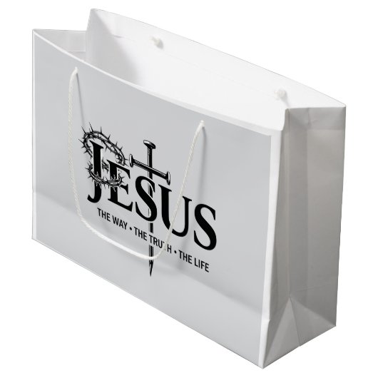 Jezus de weg, de waarheid, het leven! groot cadeauzakje (Voorkant Gekanteld)
