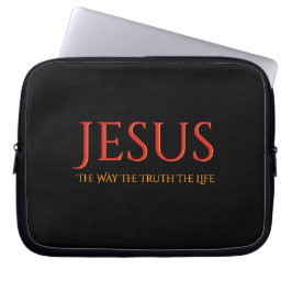 Jezus De Weg De Waarheid Het Leven  Laptop Sleeve