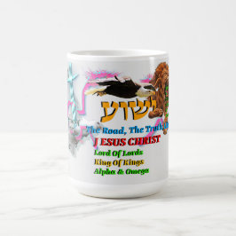 Jezus De Weg, De Waarheid, Het Leven! Leeuw Van Ju Koffiemok