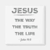 Jezus: de weg, de waarheid, het leven magneet (Voorkant)