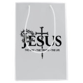 Jezus de weg, de waarheid, het leven! medium cadeauzakje (Voorkant)