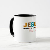 JEZUS. DE WEG, DE WAARHEID, HET LEVEN. MOK (Voorkant links)
