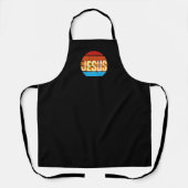 Jezus, De Weg, De Waarheid, Het Leven Retro Zonson Schort (Voorkant)