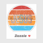 Jezus, De Weg, De Waarheid, Het Leven Retro Zonson Sticker (Vel)