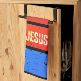 Jezus, De Weg, De Waarheid, Het Leven Retro Zonson Theedoek