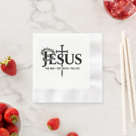 Jezus de weg, de waarheid, het leven! servet
