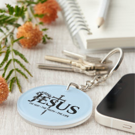 Jezus de weg, de waarheid, het leven! sleutelhanger