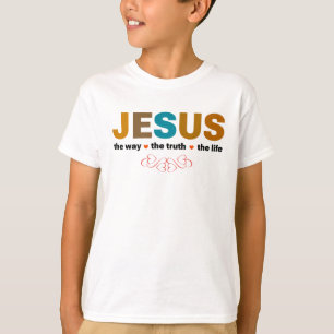 JEZUS. DE WEG, DE WAARHEID, HET LEVEN. T-SHIRT
