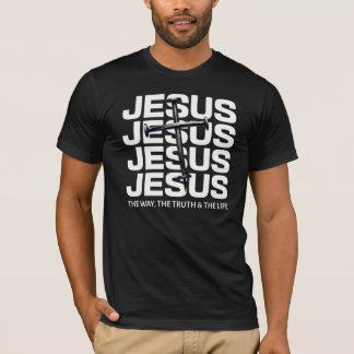 Jezus de weg, de waarheid, het leven t-shirt