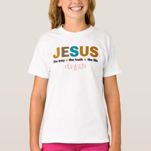 JEZUS. DE WEG, DE WAARHEID, HET LEVEN. T-SHIRT