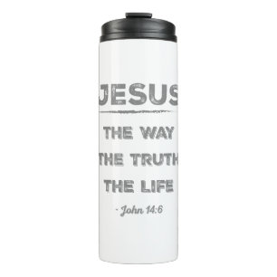 Jezus: de weg, de waarheid, het leven thermosbeker