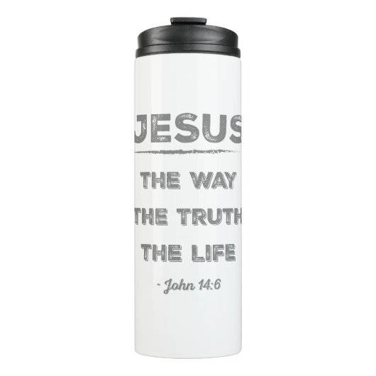 Jezus: de weg, de waarheid, het leven thermosbeker (Voorkant)