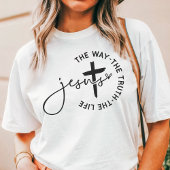 Jezus de weg, de waarheid, het leven Tri-Blend shirt