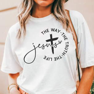 Jezus de weg, de waarheid, het leven Tri-Blend shirt